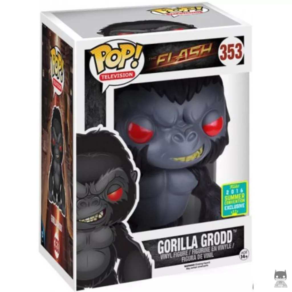 Gorilla Grodd (Supersized) Funko Pop! figure in its box