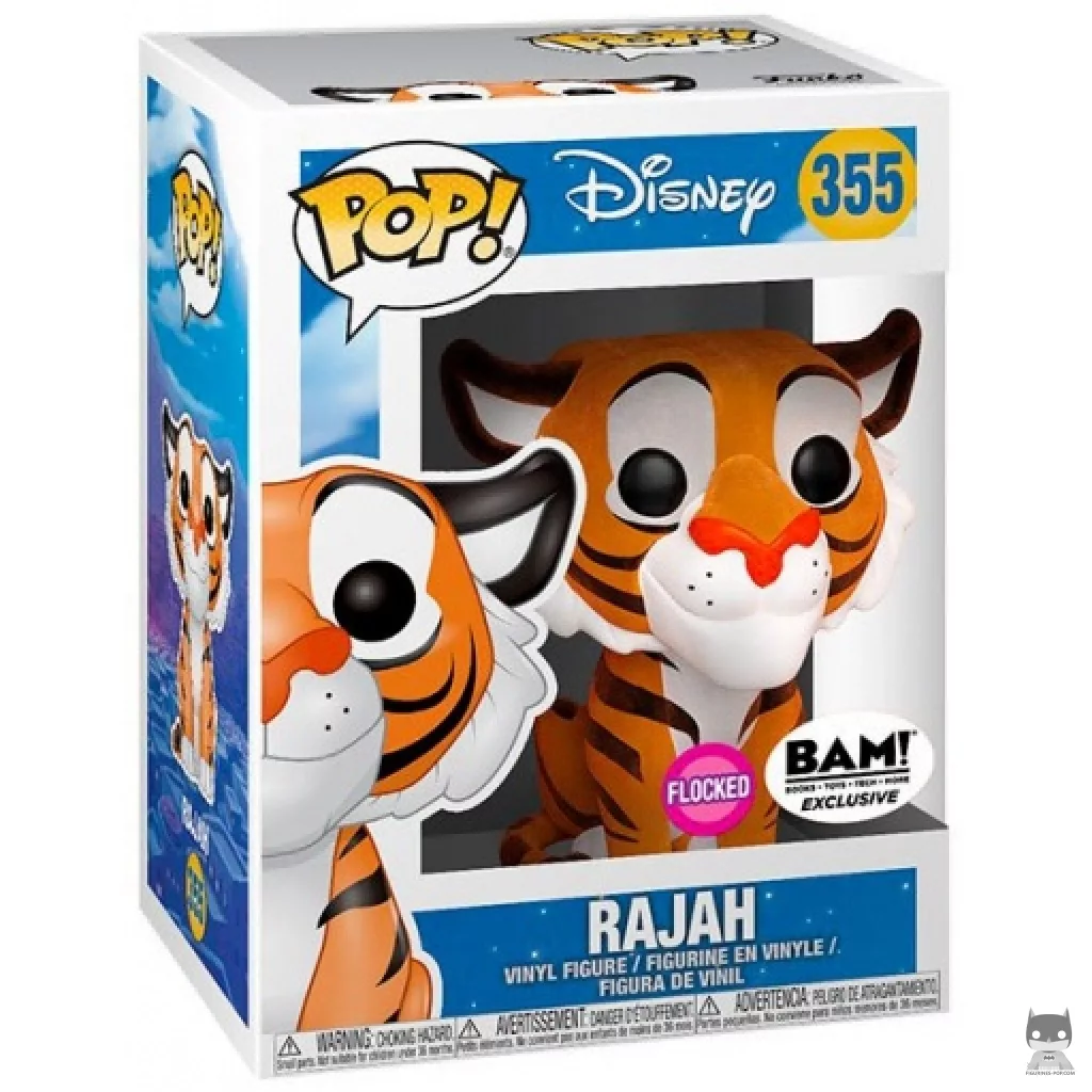 Rajah (Flocked) Funko Pop! figure in its box