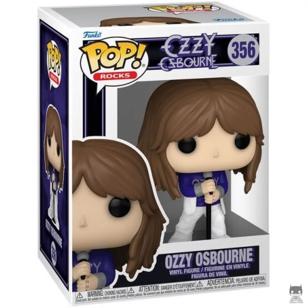 Ozzy Osbourne in White Fringe Outfit Funko Pop! figure in its box