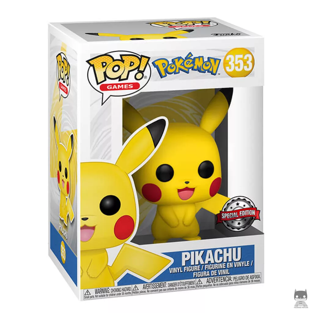 Pikachu Funko Pop! figure in its box