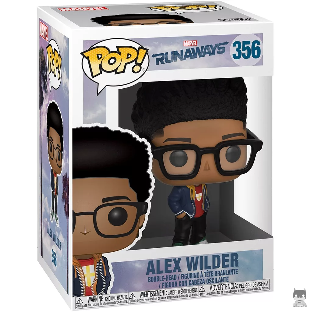 Alex Wilder Funko Pop! figure in its box