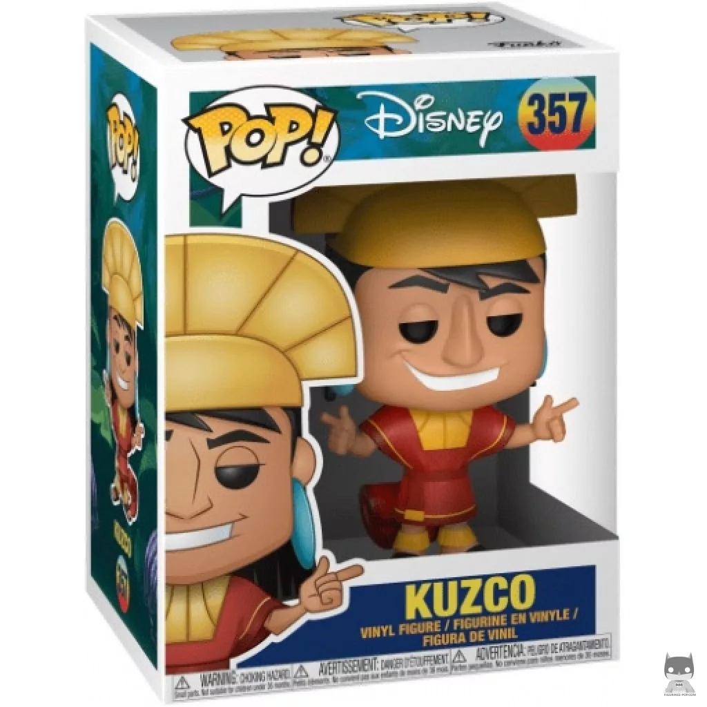 Kuzco Funko Pop! figure in its box