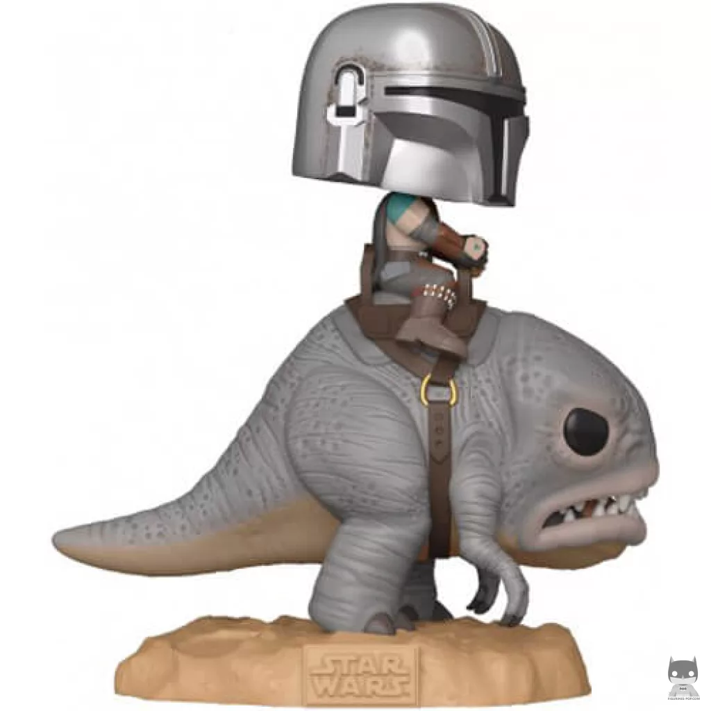 The Mandalorian on Blurrg Funko Pop! figure (The Mandalorian (Star Wars))
