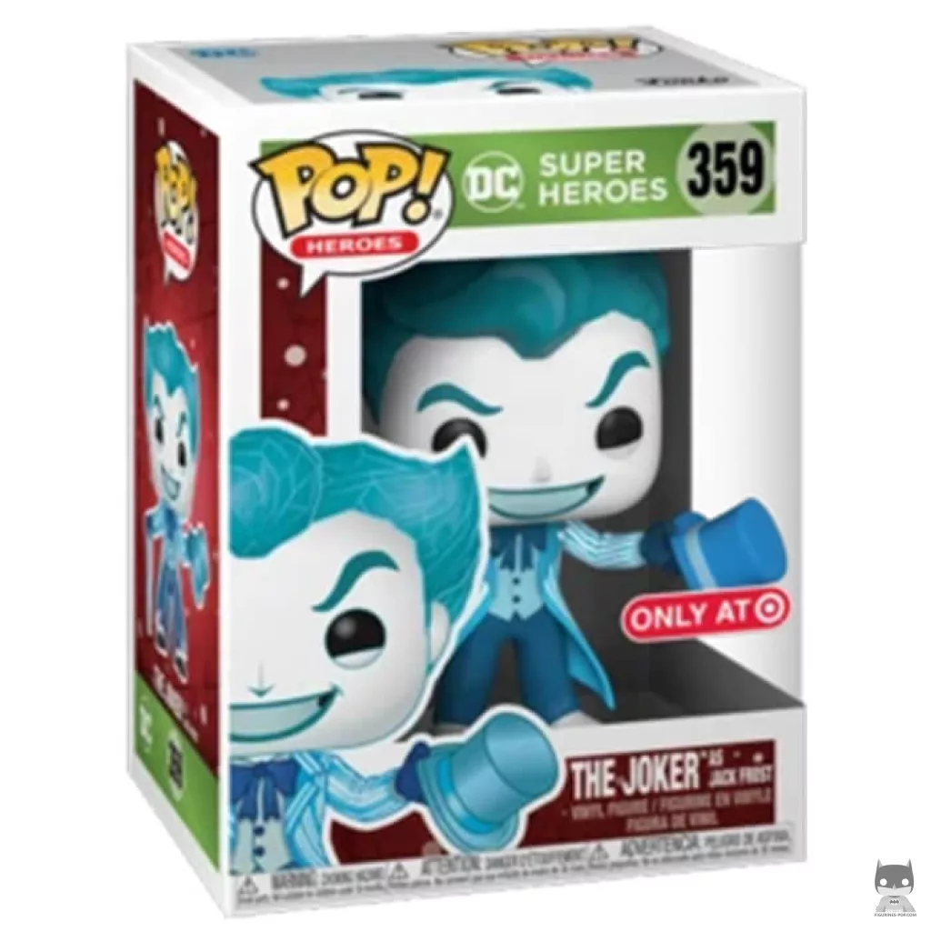 The Joker as Jack Frost Funko Pop! figure in its box