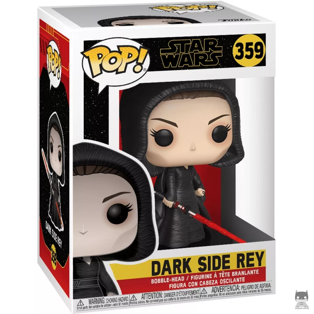 Dark Side Rey Funko Pop! figure in its box
