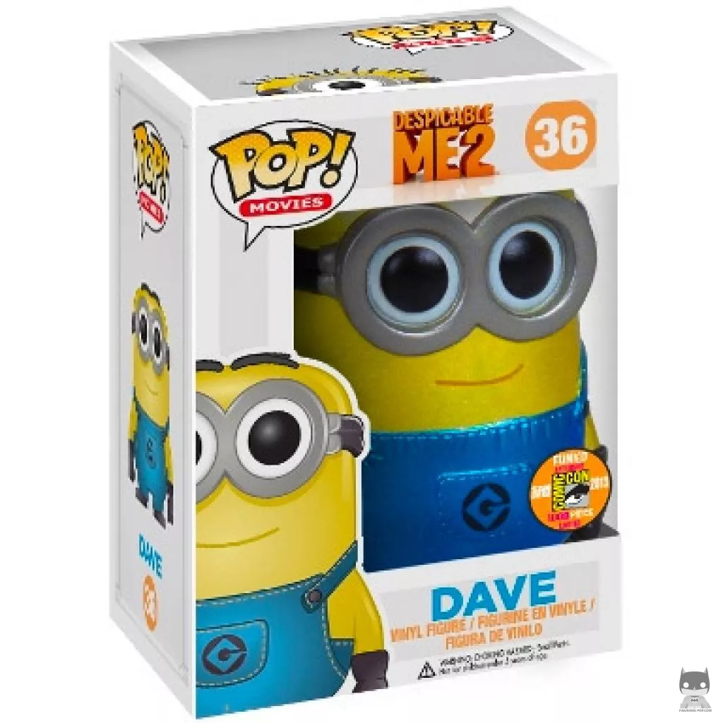 Dave (Metallic) Funko Pop! figure in its box