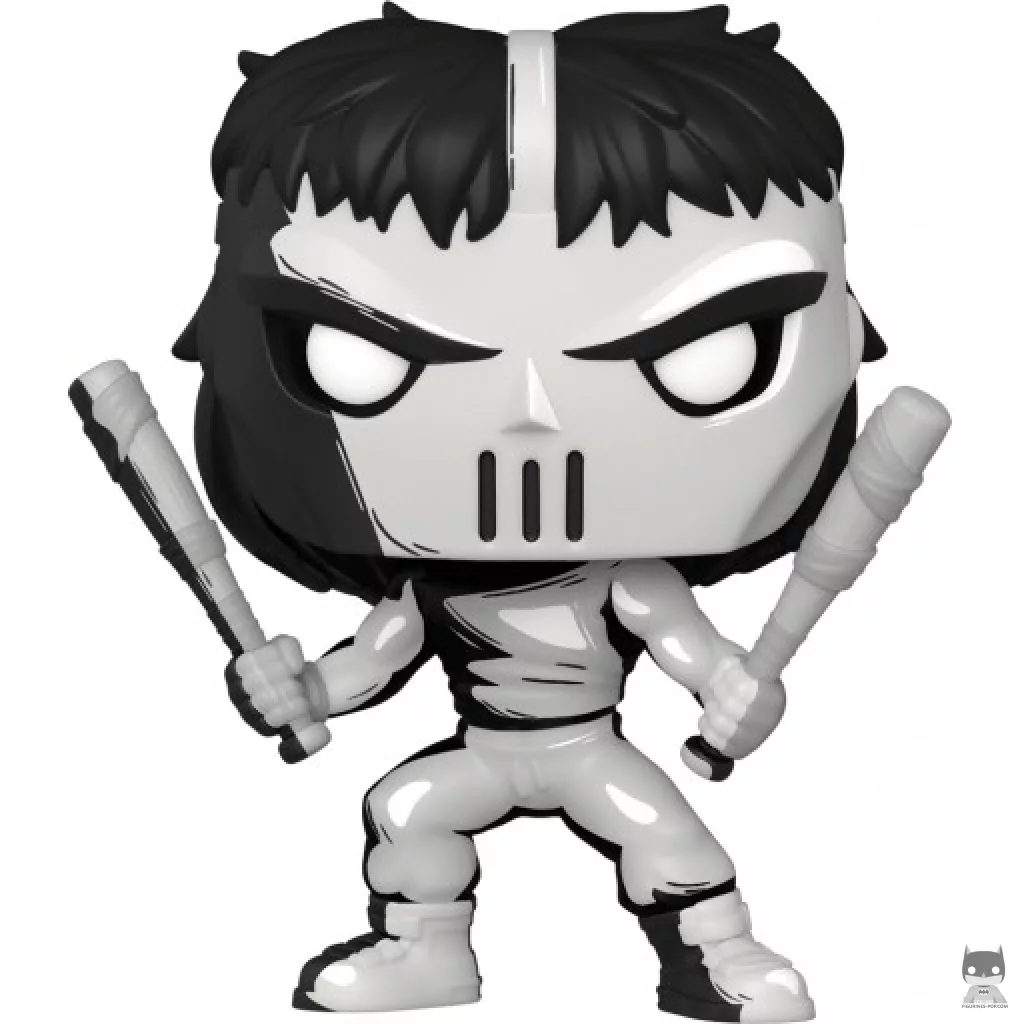 Casey Jones (Black & White Chase) Funko Pop! figure (Eastman and Laird's Teenage Mutant Turtles Ninja)