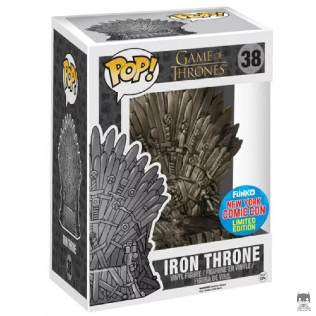 Iron Throne (Supersized) Funko Pop! figure in its box