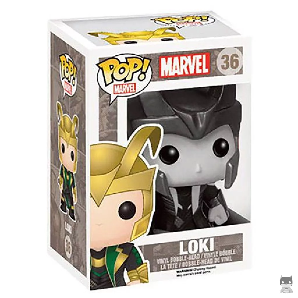 Loki (Black & White) Funko Pop! figure in its box