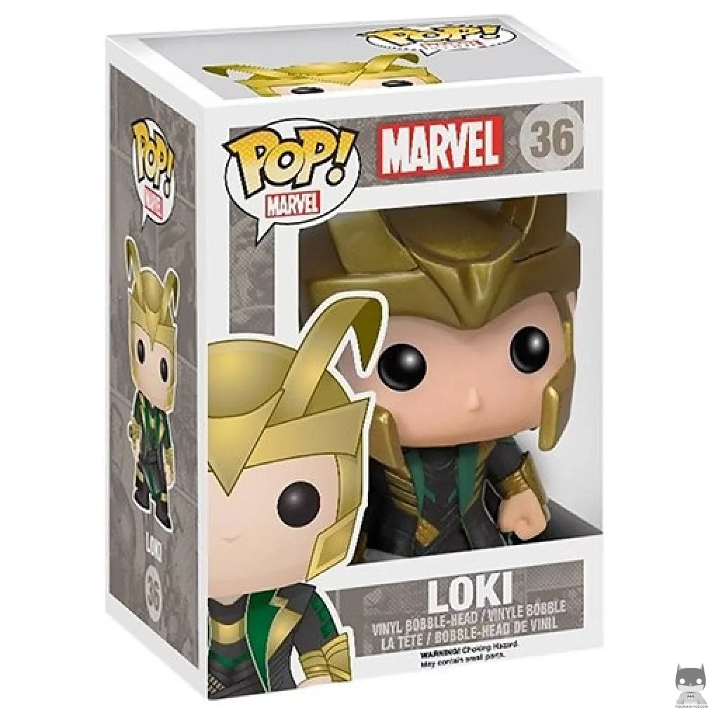 Loki (Helmet) Funko Pop! figure in its box