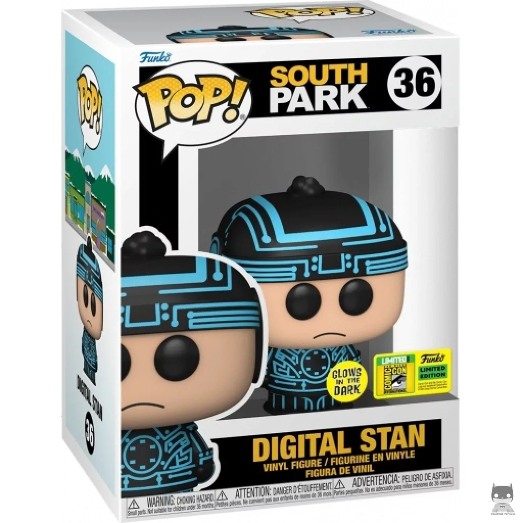 Digital Stan (Glow in the Dark) Funko Pop! figure in its box