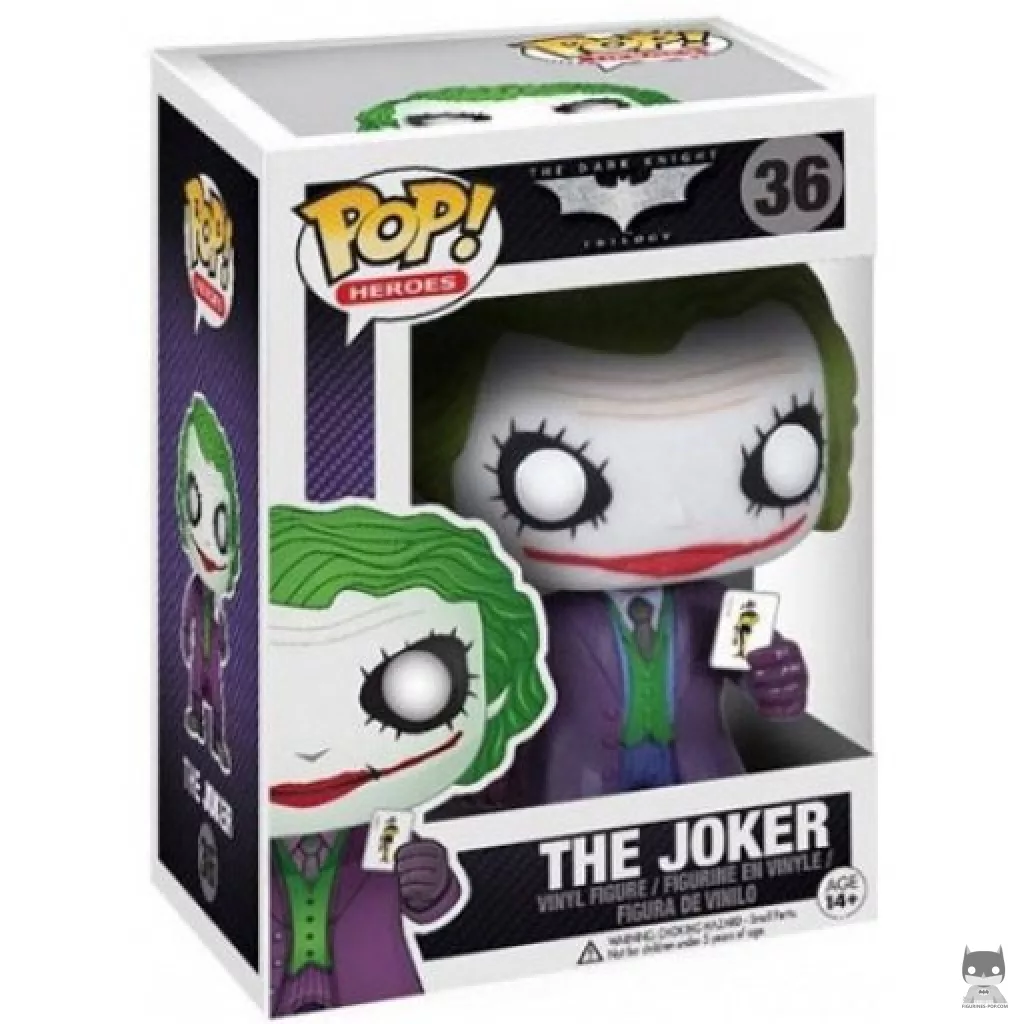 The Joker Funko Pop! figure in its box