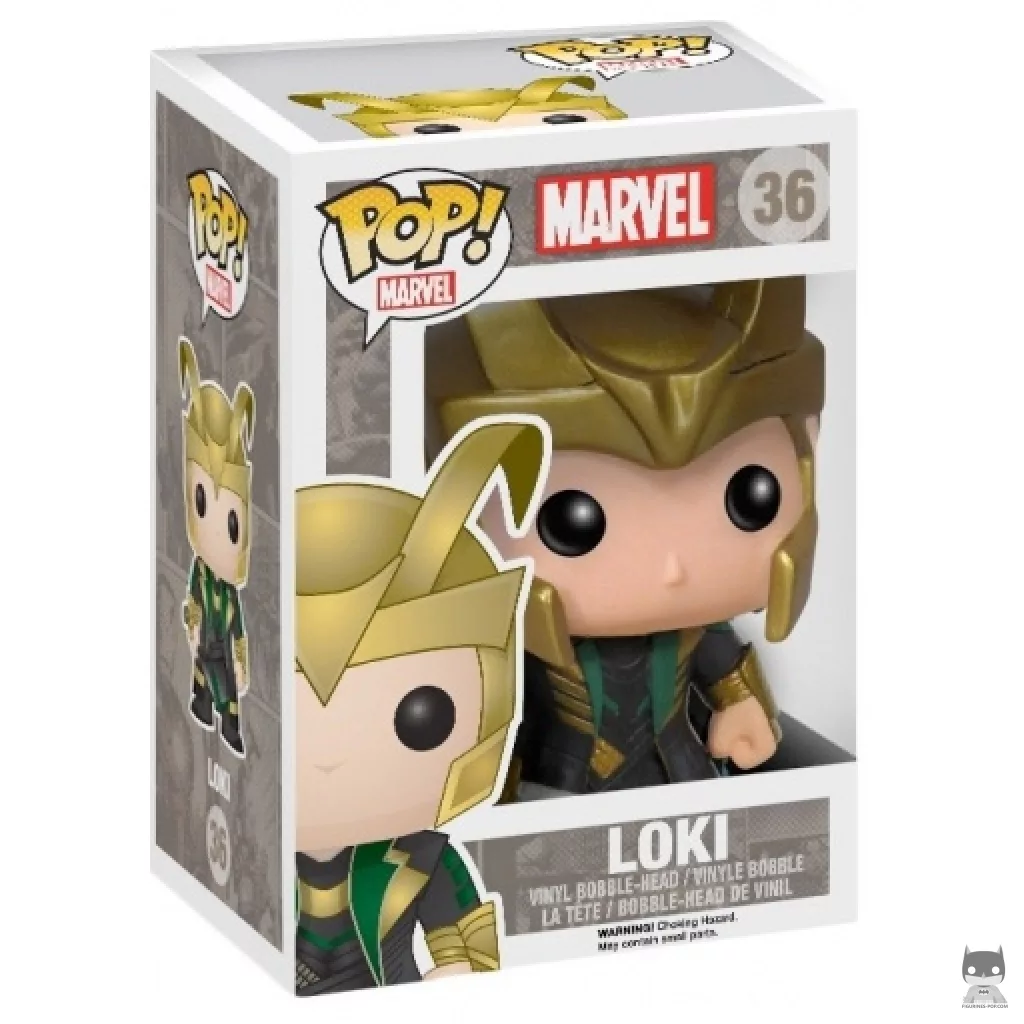 Loki (Thor: The Dark World) Funko Pop! figure in its box