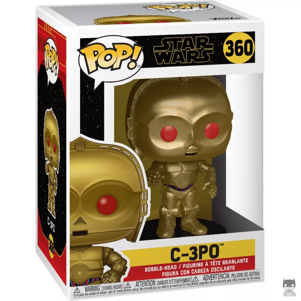 C-3PO (Gold) Funko Pop! figure in its box