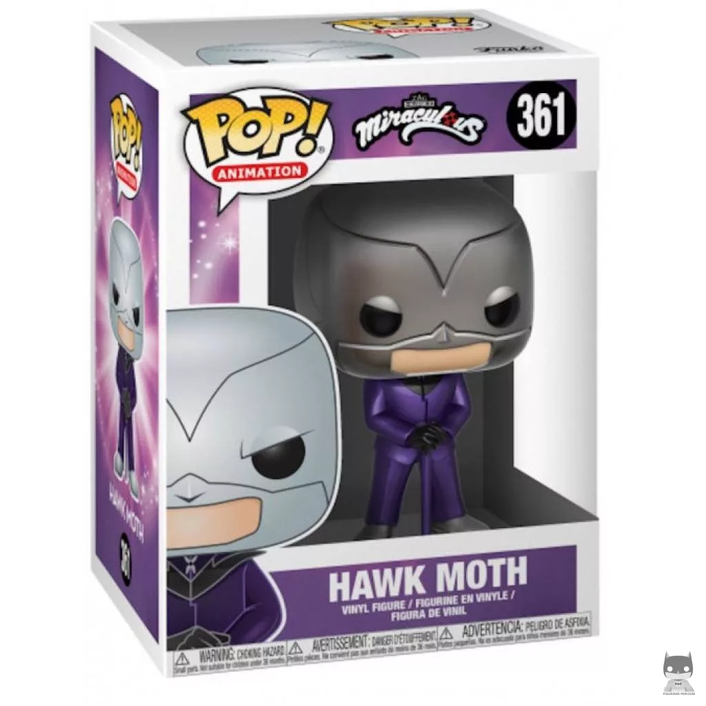 Hawk Moth Funko Pop! figure in its box
