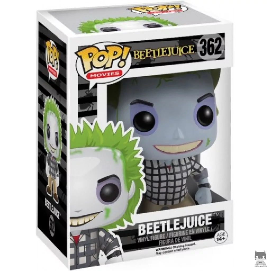 Beetlejuice Funko Pop! figure in its box