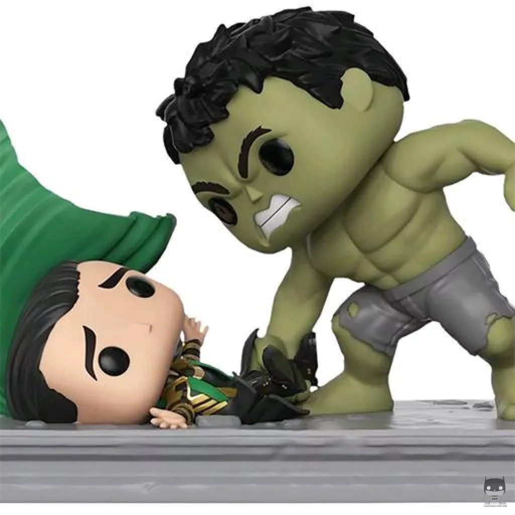 Hulk smashing Loki Funko Pop! figure (Marvel Studios)