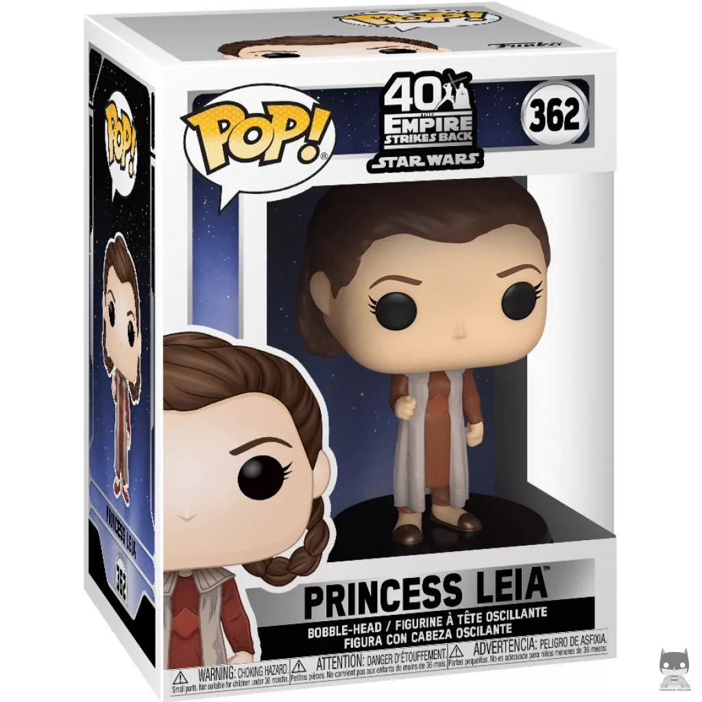 Princess Leia Funko Pop! figure in its box