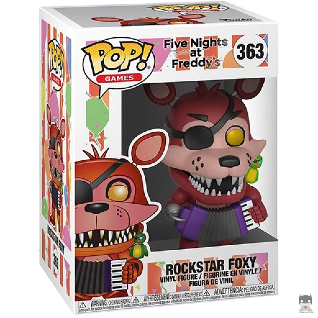 Rockstar Foxy Funko Pop! figure in its box