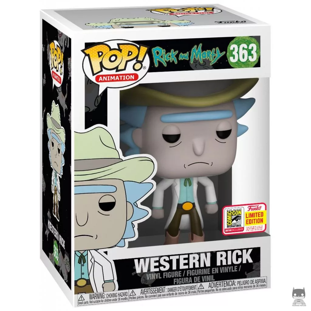 Western Rick Funko Pop! figure in its box