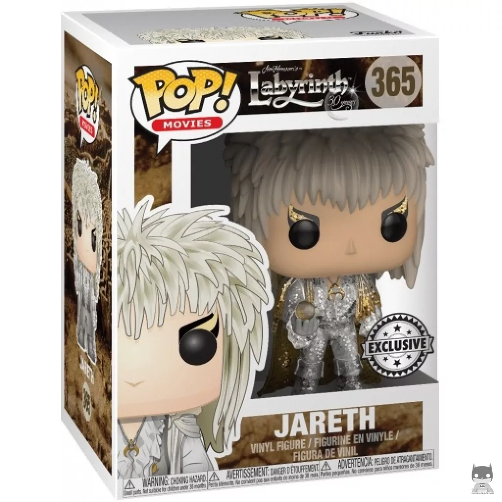 Jareth (Grey Outfit) (Glitter) Funko Pop! figure in its box