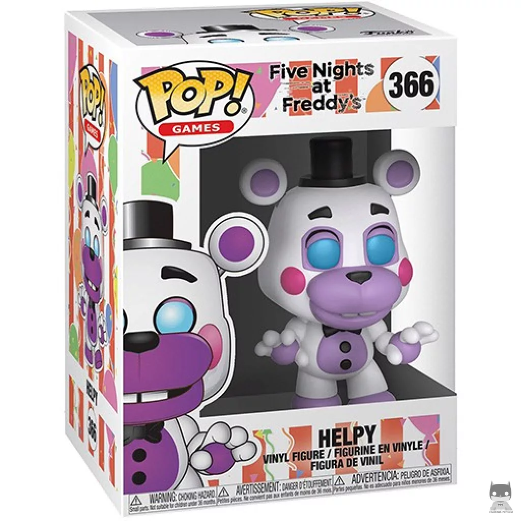 Helpy Funko Pop! figure in its box