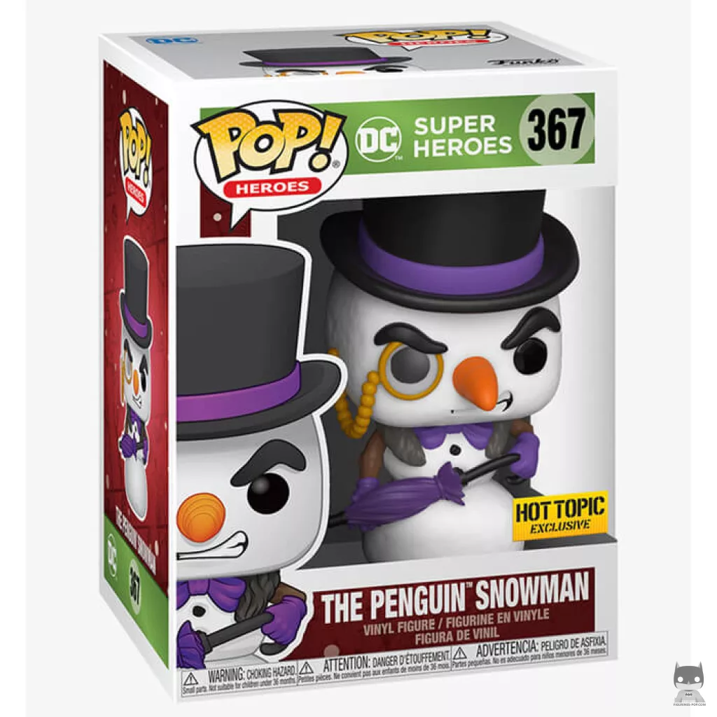 The Penguin Snowman Funko Pop! figure in its box