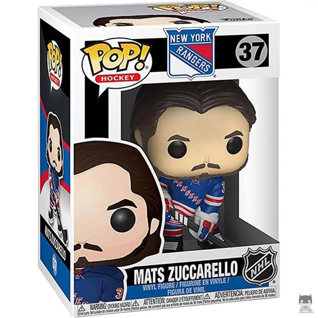 Mats Zuccarello Funko Pop! figure in its box