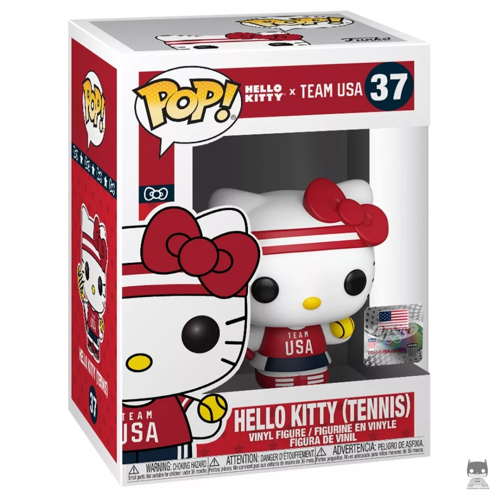 Hello Kitty (Tennis) Funko Pop! figure in its box