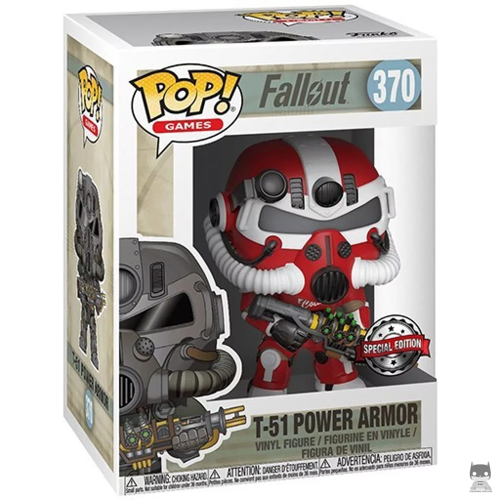 T-51 Power Armor (Nuka Cola Paint Job) Funko Pop! figure in its box