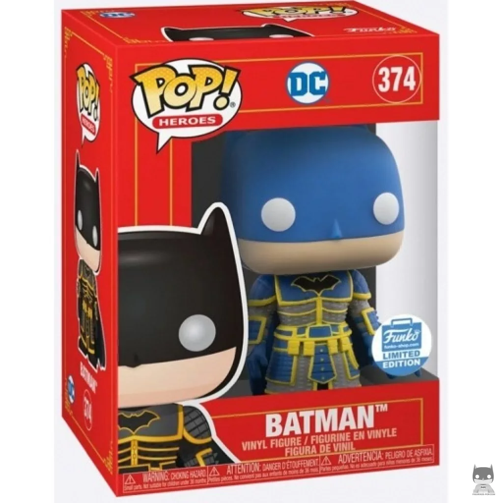 Batman (Blue) Funko Pop! figure in its box
