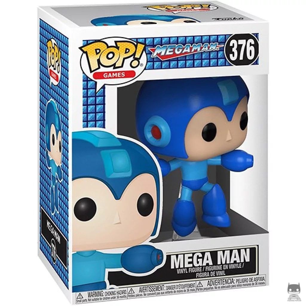 Mega Man (Jumping) Funko Pop! figure in its box