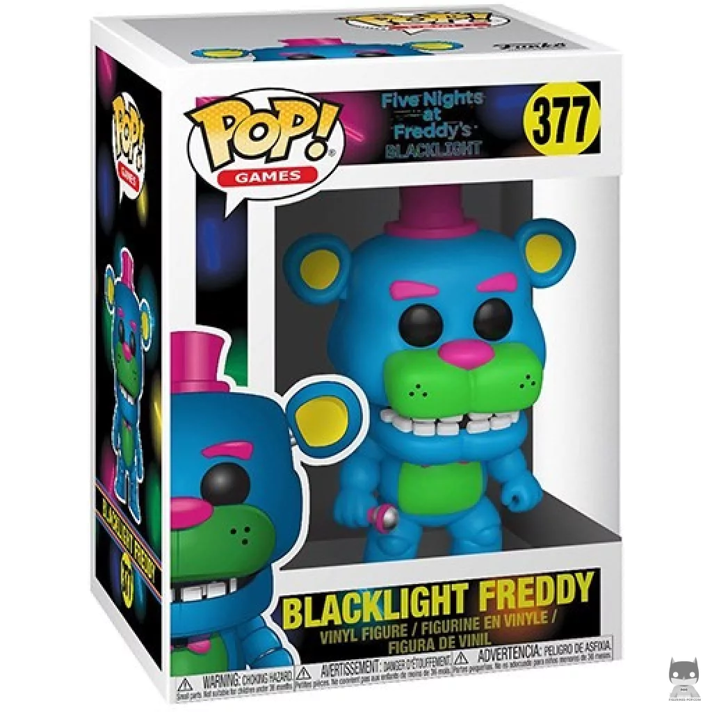 Freddy Fazbear (Blacklight) Funko Pop! figure in its box