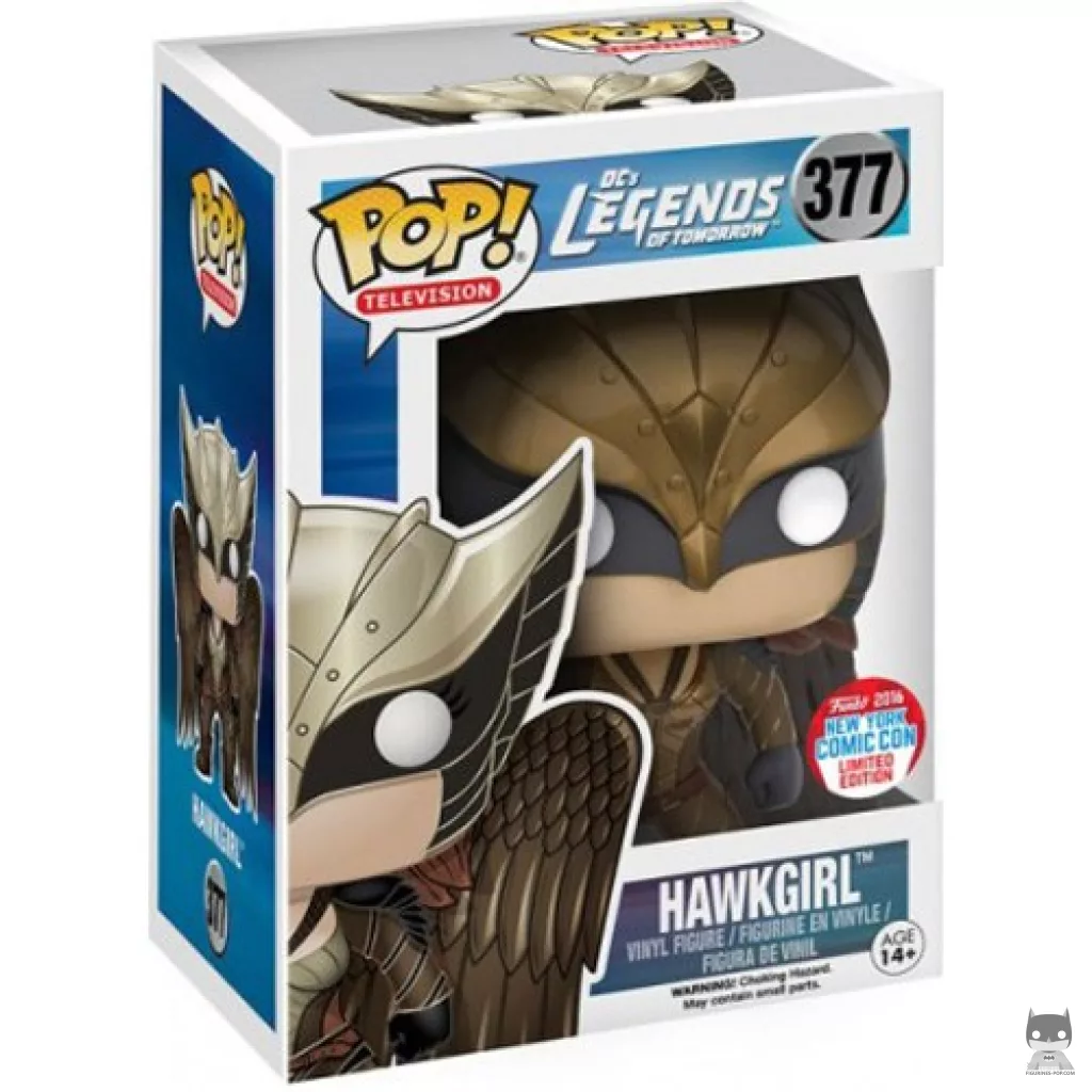 Hawkgirl Funko Pop! figure in its box
