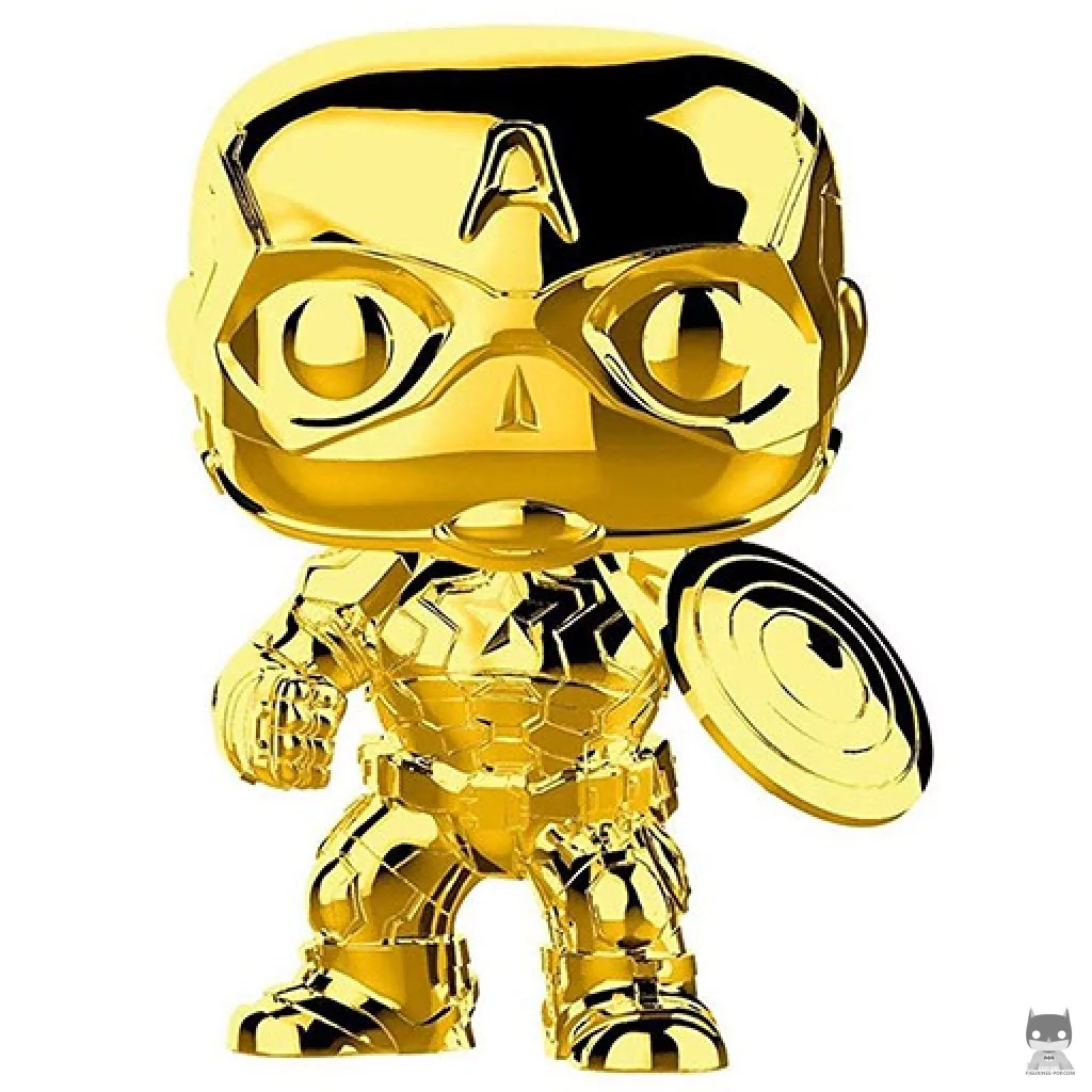 Captain America (Gold) Funko Pop! figure (Marvel Studios)