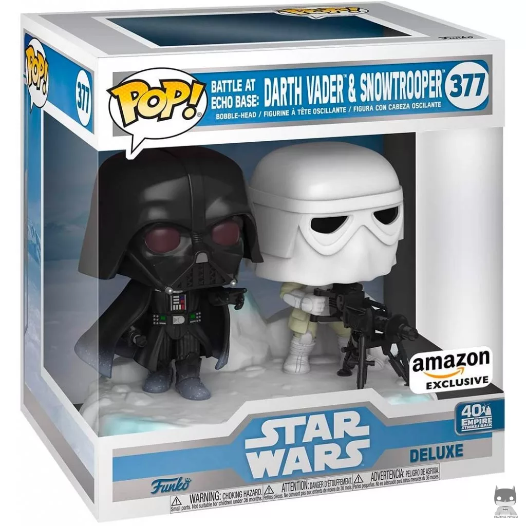 Darth Vader & Snowtrooper Funko Pop! figure in its box