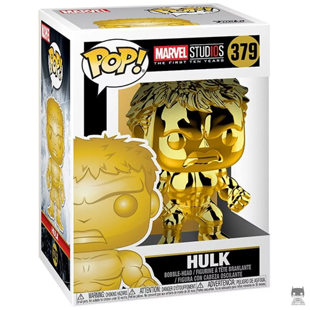 Hulk (Gold) Funko Pop! figure in its box