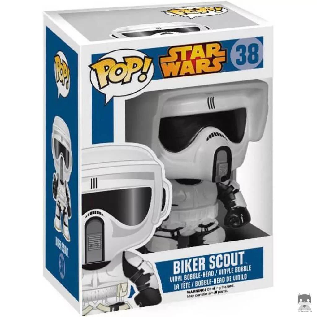 Biker Scout Funko Pop! figure in its box