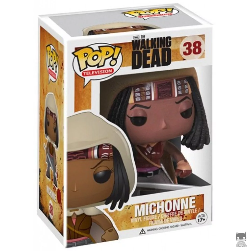 Michonne Funko Pop! figure in its box