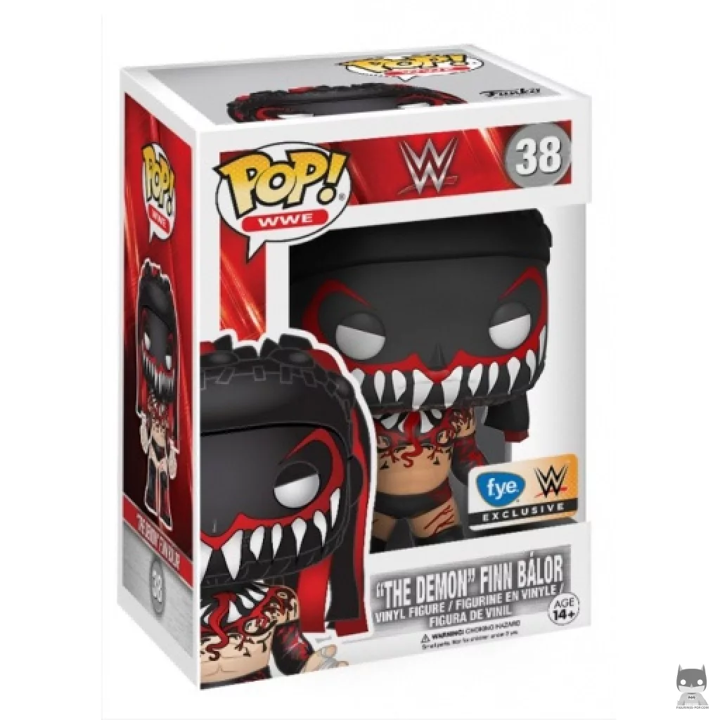 "The Demon" Finn Balor Funko Pop! figure in its box