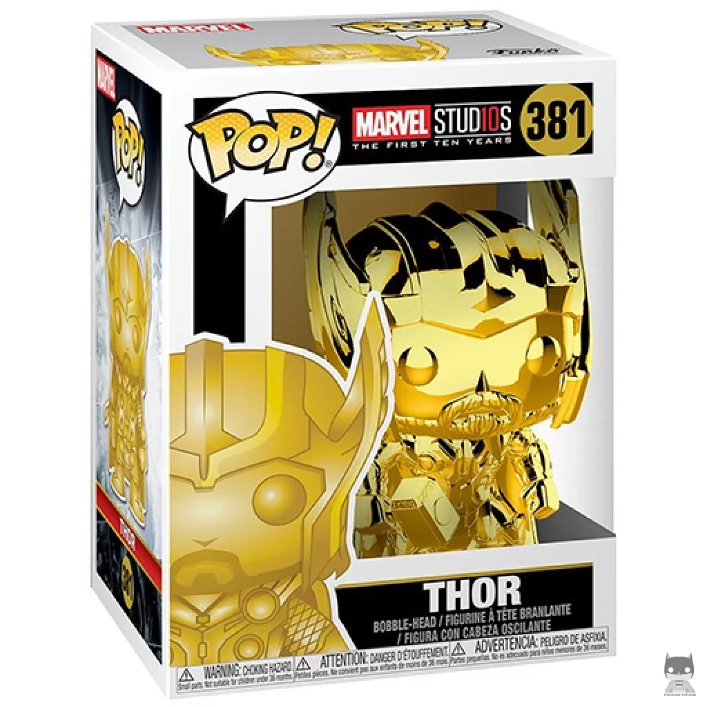 Thor (Gold) Funko Pop! figure in its box
