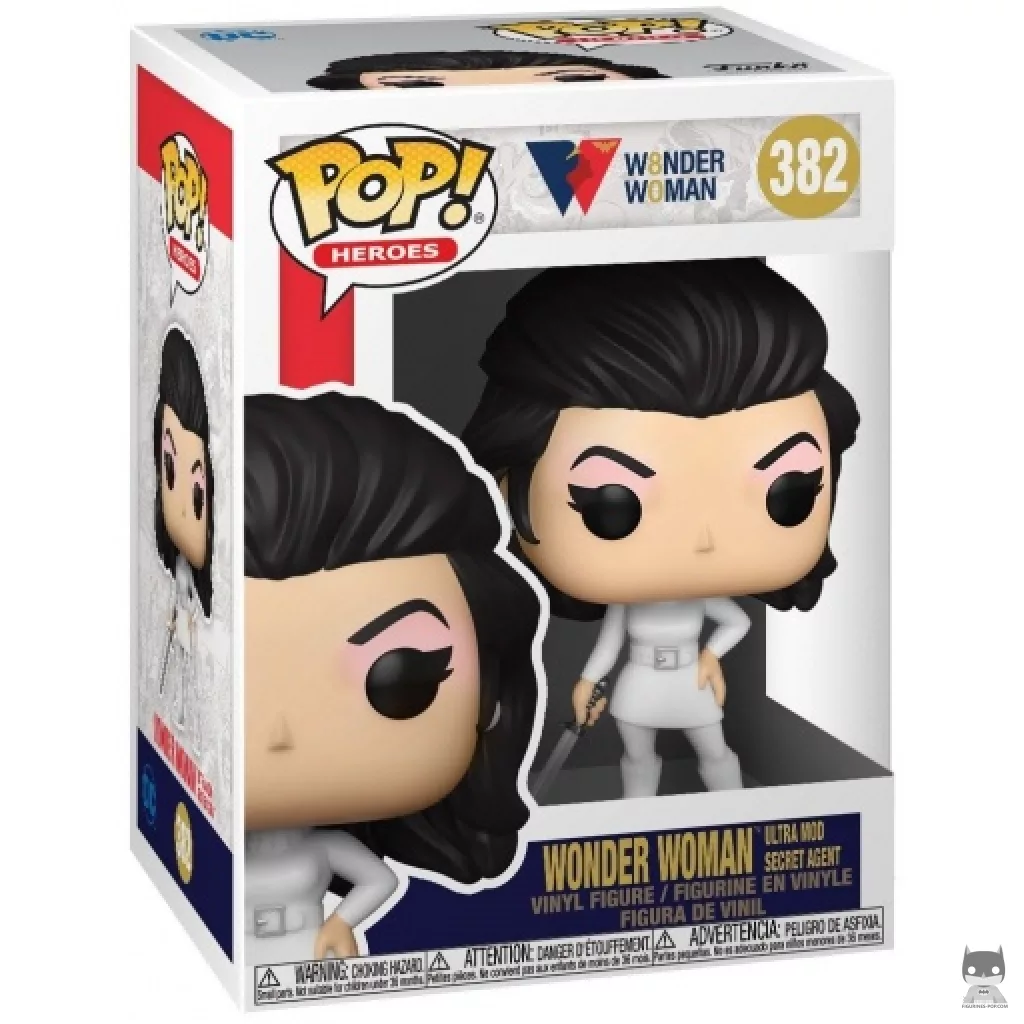 Wonder Woman Ultra Mod Secret Agent Funko Pop! figure in its box