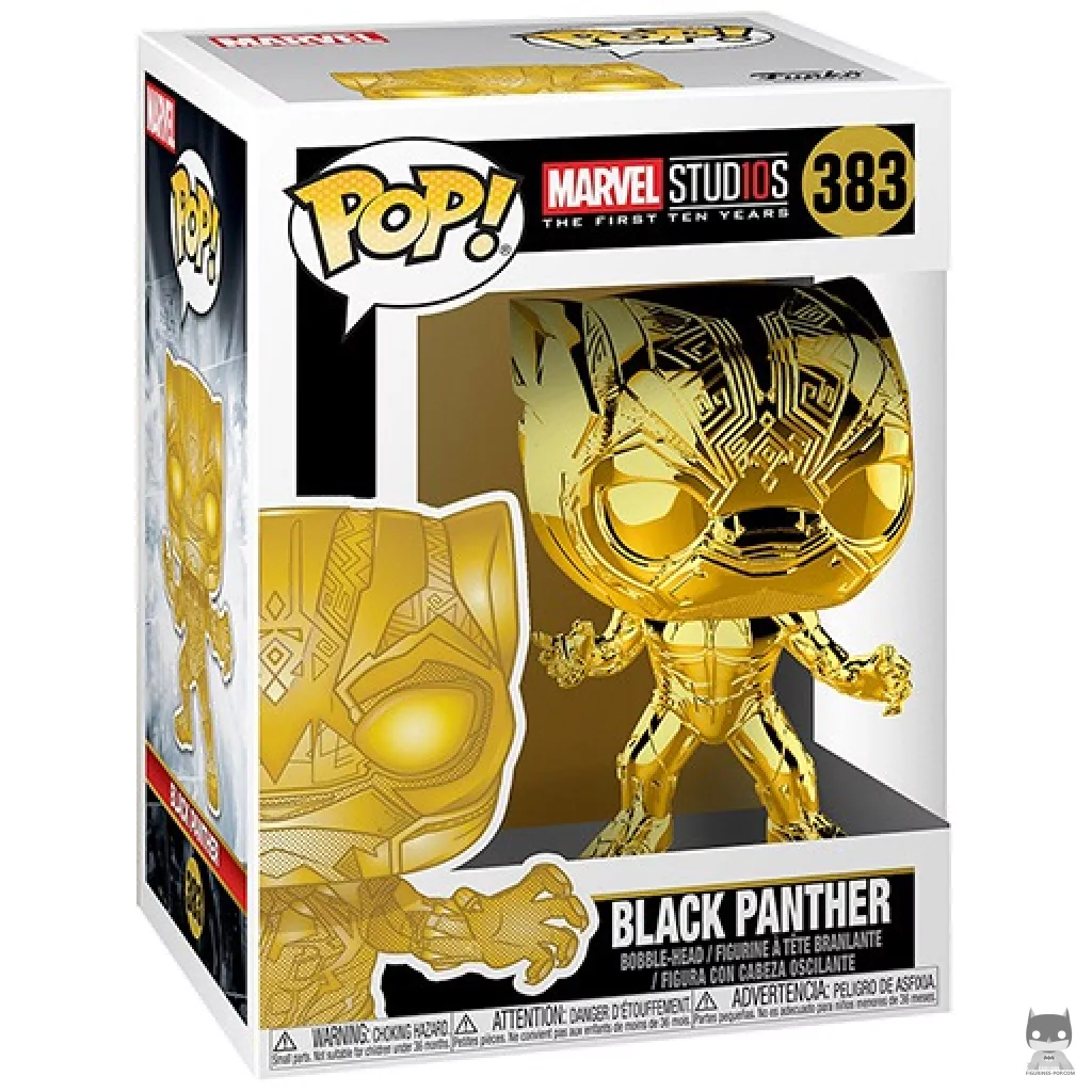 Black Panther (Gold) Funko Pop! figure in its box