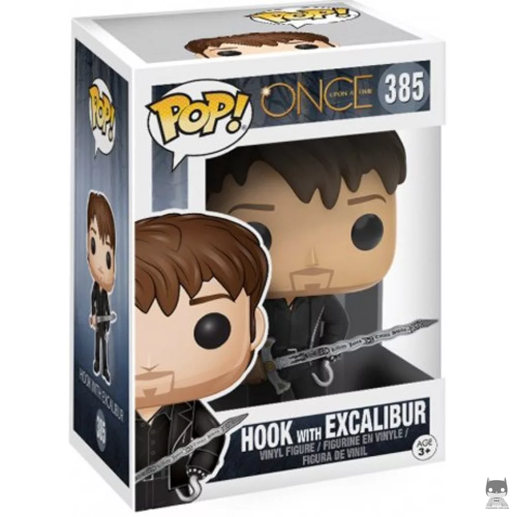 Captain Hook (with Excalibur) Funko Pop! figure in its box
