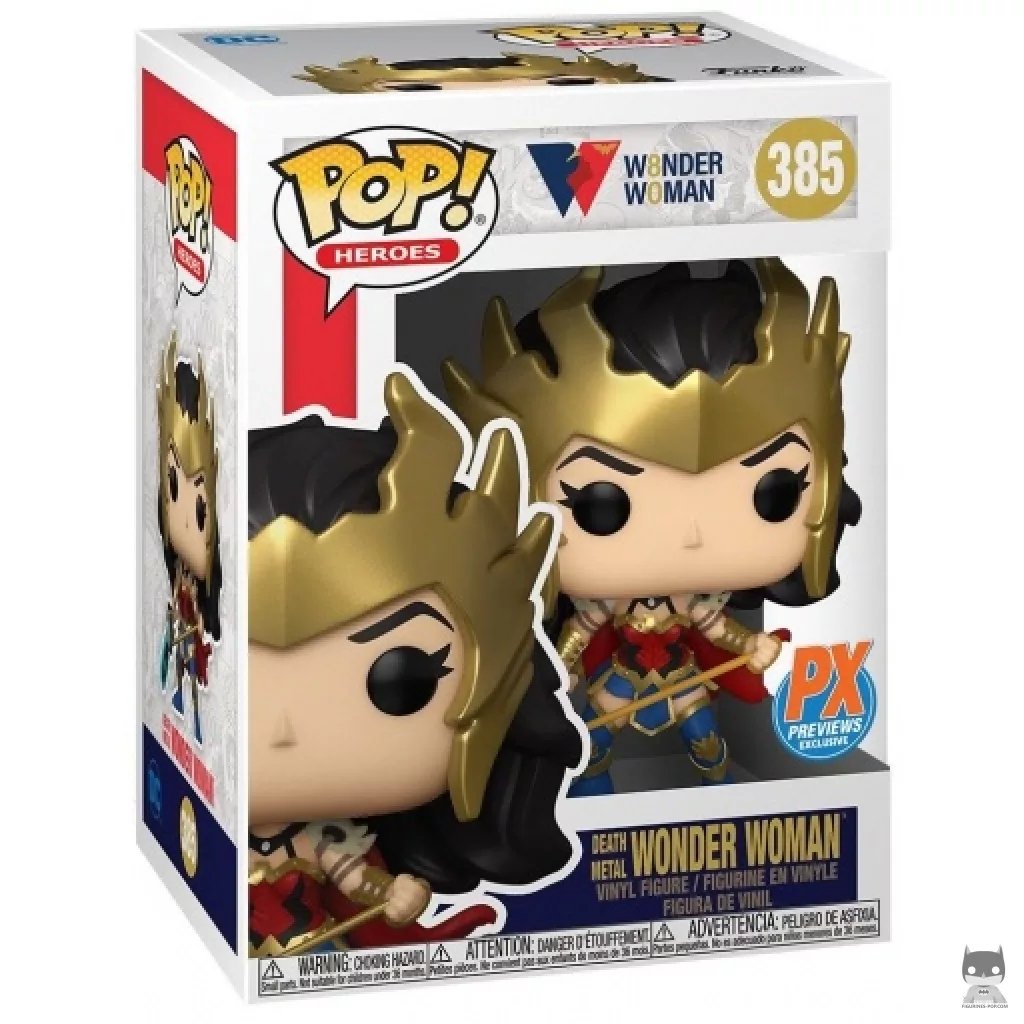 Death Metal Wonder Woman Funko Pop! figure in its box