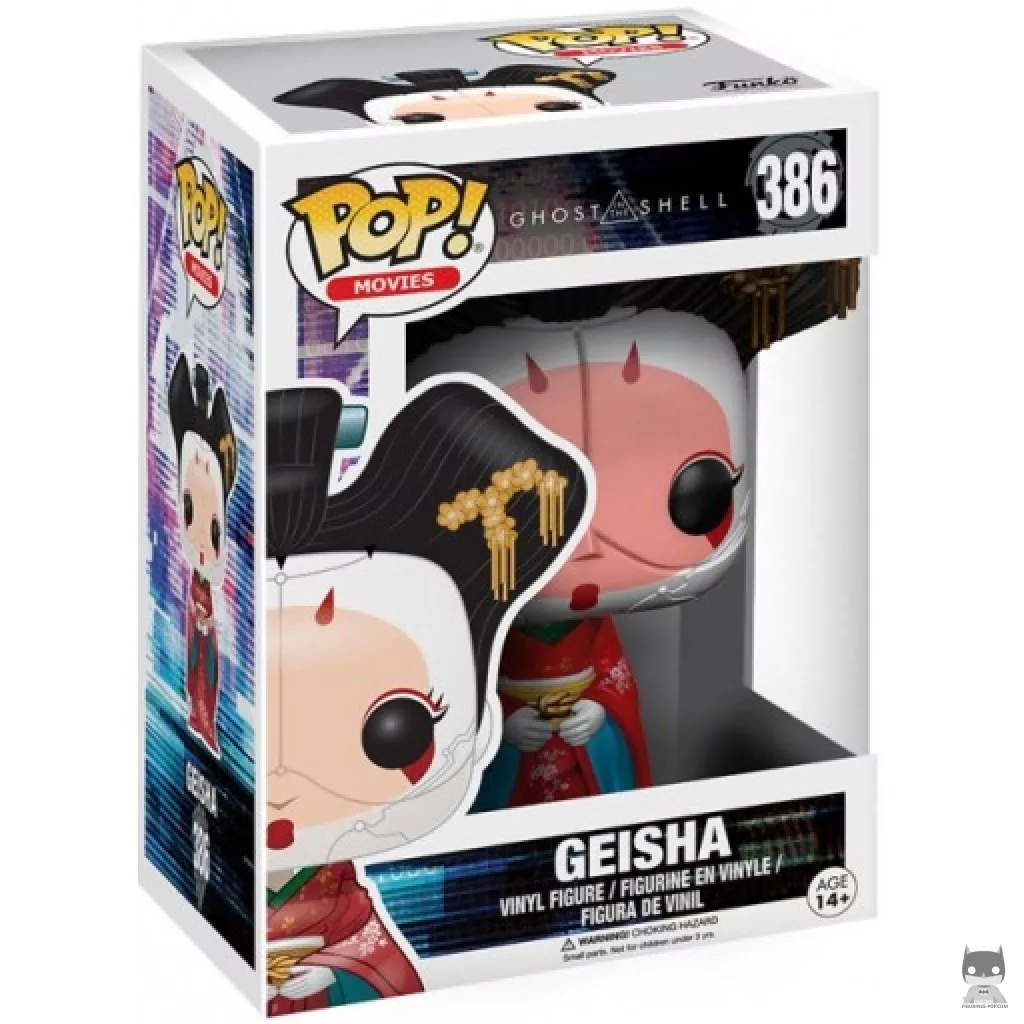 Geisha Funko Pop! figure in its box
