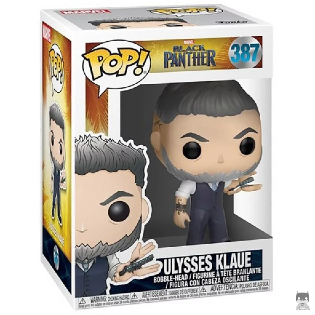 Ulysses Klaue Funko Pop! figure in its box