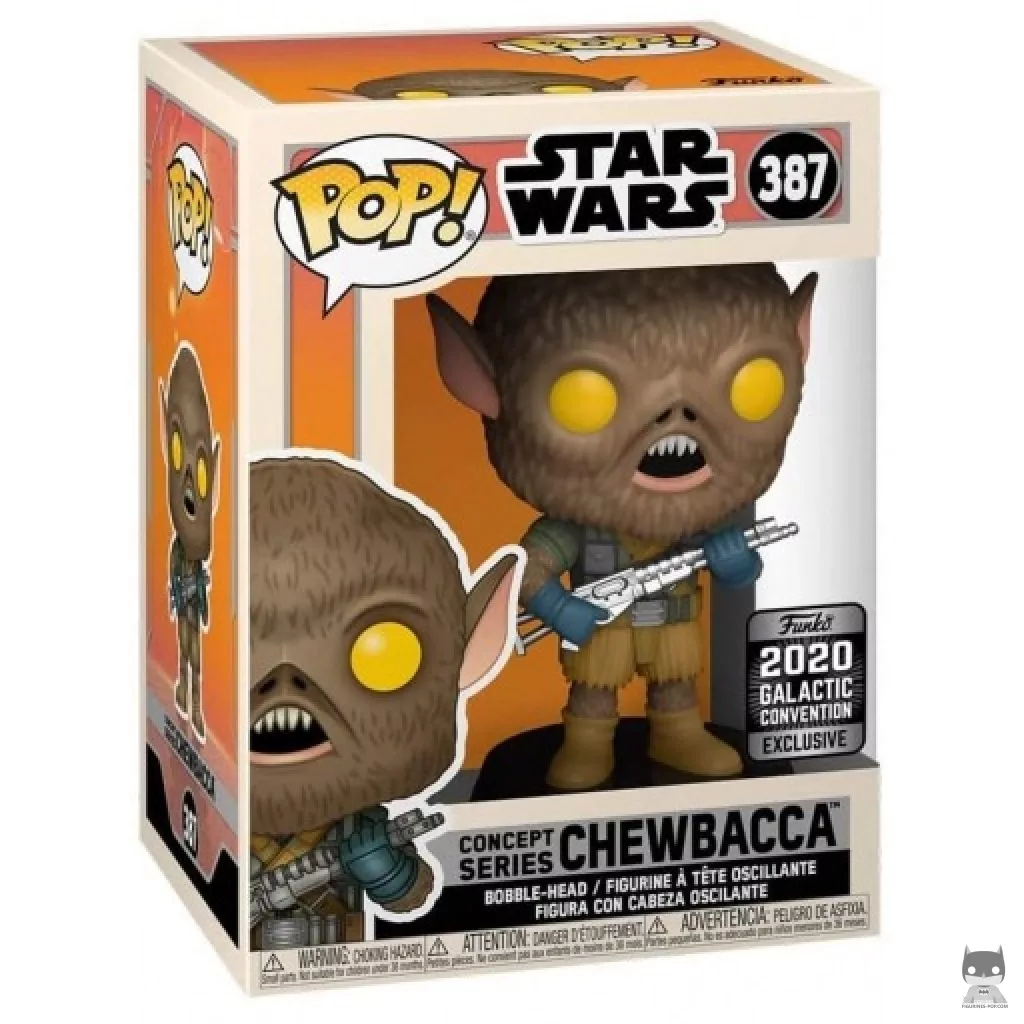 Chewbacca Funko Pop! figure in its box