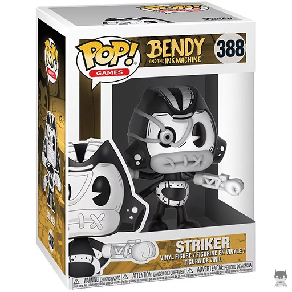 Striker Funko Pop! figure in its box