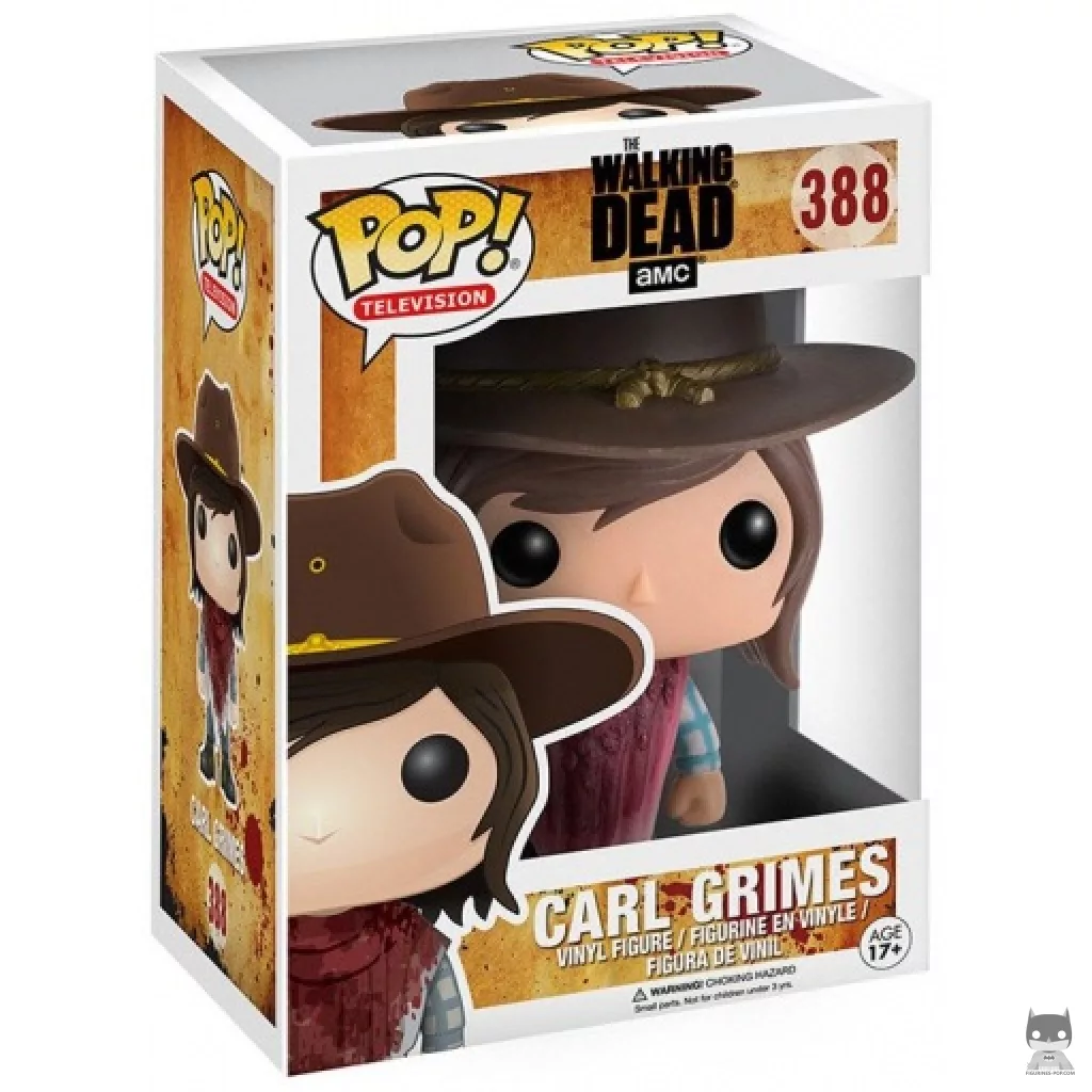 Carl Grimes Funko Pop! figure in its box